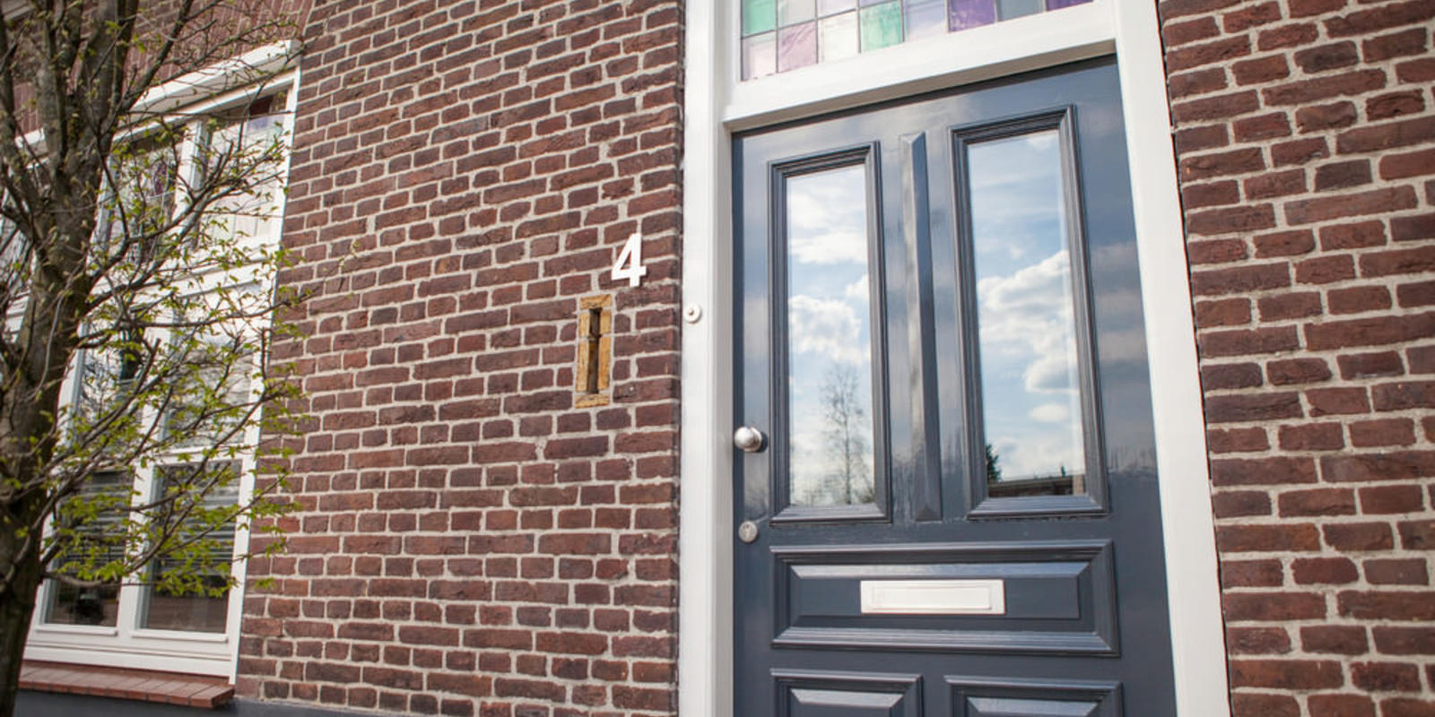 glas in lood voordeur